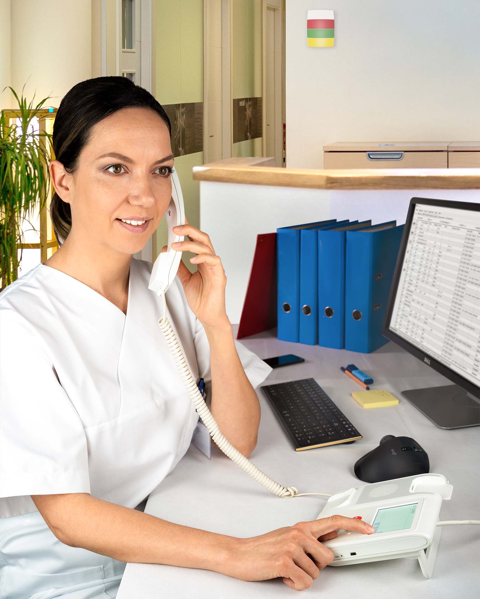 Call systems with speech relieve the nursing staff
